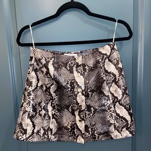 Urban outfitters snake print patterned skirt
